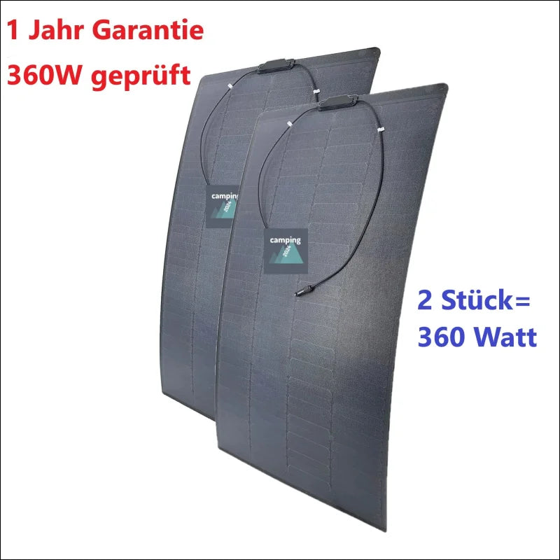 Flexible Solarpanel 180W mit geprüfte Qualität und 1 Jahr Garantie, graue Einheiten