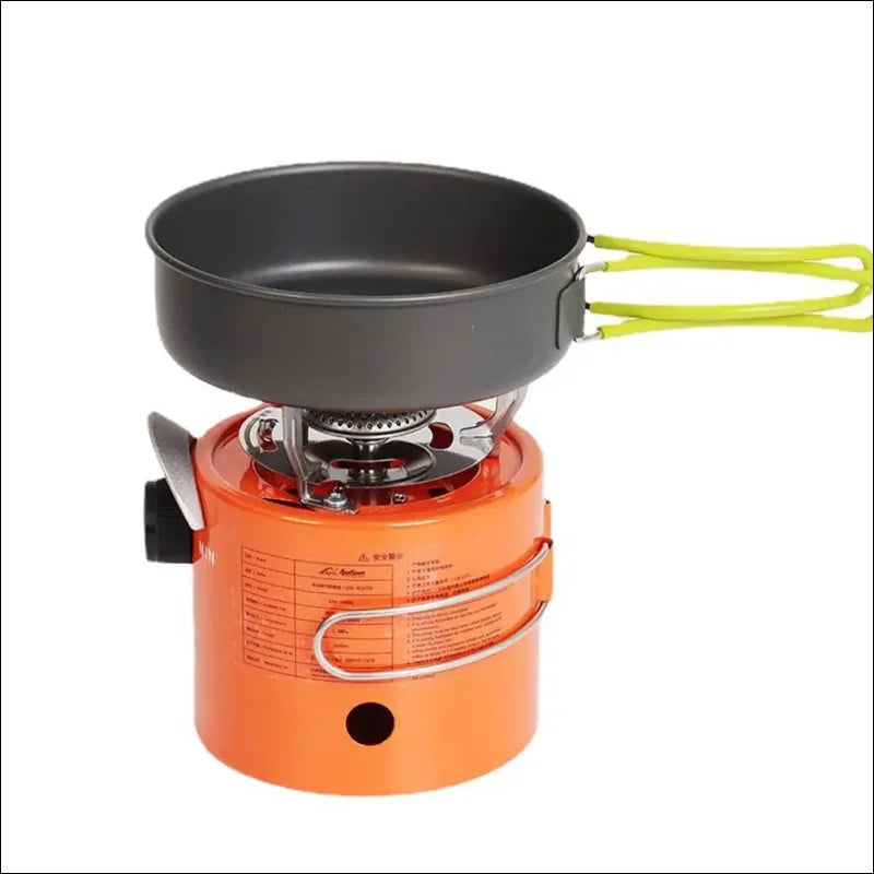 2-in-1 Propane Gas Heater and Cooker, 19.6x14cm