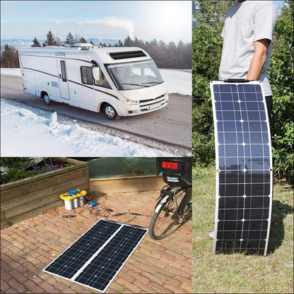 Flexibler Solarkollektor 300W Solarpanels für schmale Flächen in Freizeitnutzung