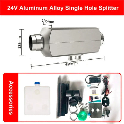 Aluminiumlegierung Einzel-Loch-Splitter für 5KW Standheizung mit Zubehör und Maßen