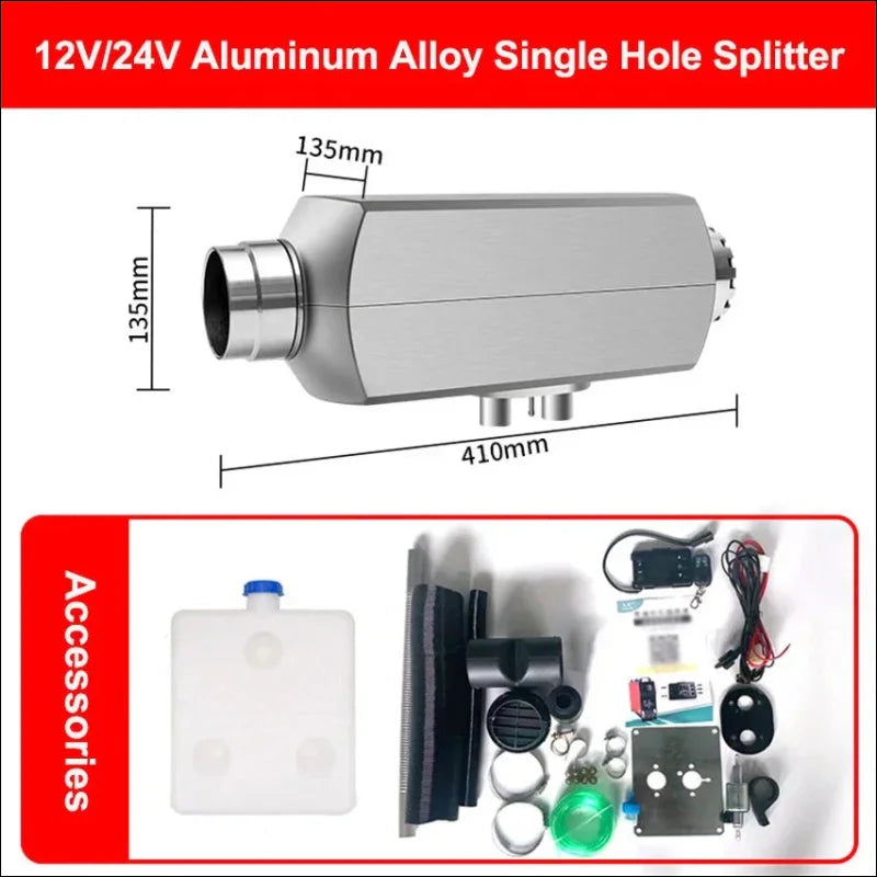 Aluminiumlegierung Splitter und Zubehör für 12V/24V Standheizungssysteme