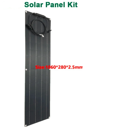 75w langes schmales solarpanel 1060x280 mm