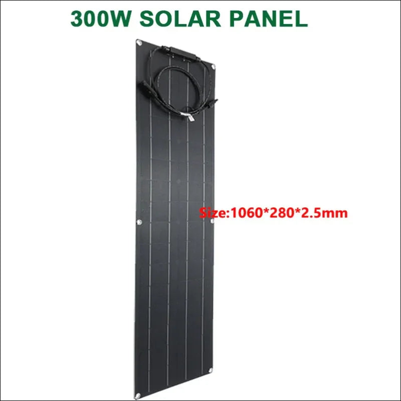 75w langes schmales solarpanel 1060x280 mm