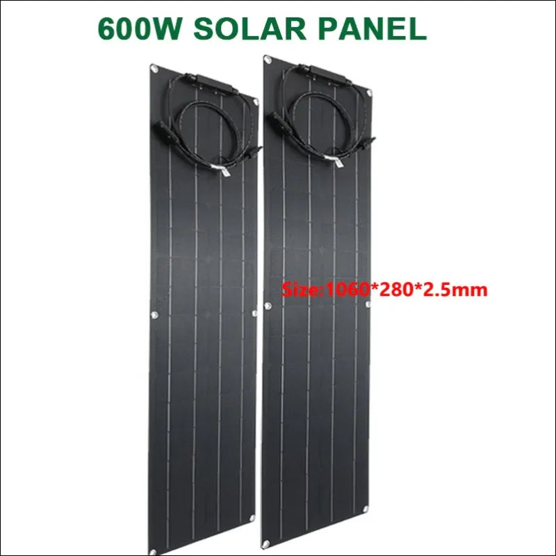 75w langes schmales solarpanel 1060x280 mm