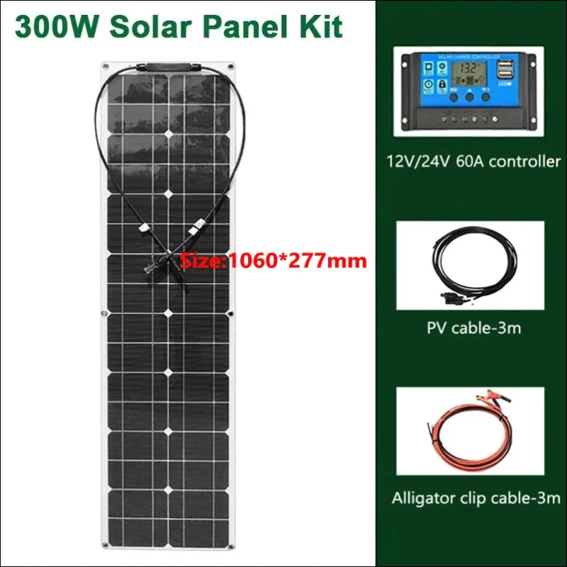 75w solarpanels flexibel lang und schmal