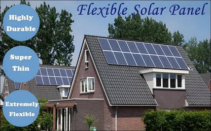 75w solarpanels flexibel lang und schmal