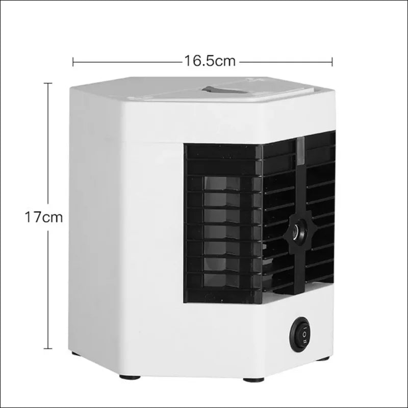 Air Conditioner Mini Air Conditioner with 2 Ice Maker Containers for Home