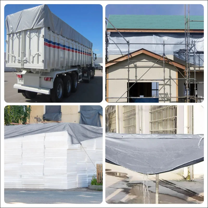 Durable PVC tarpaulin with double-sided coating