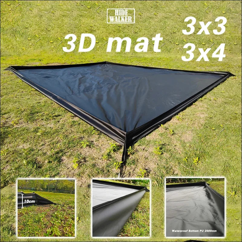 Waterproof 3D Floor Mat for Camping and Beach