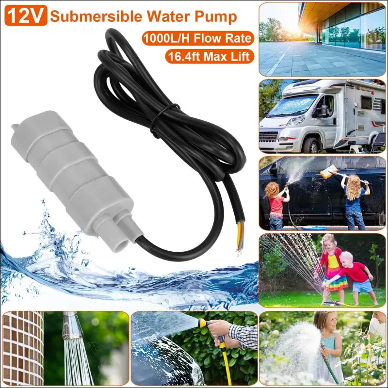 Robust water pump for mobile showers &amp; camping toilets