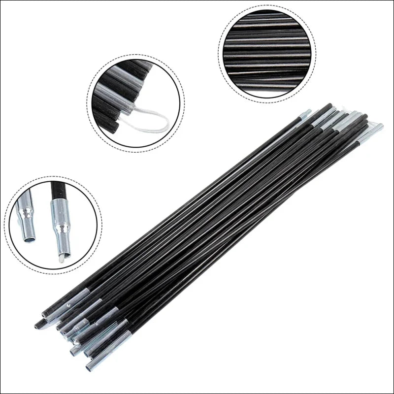 High-quality flexible tent poles made of fiberglass