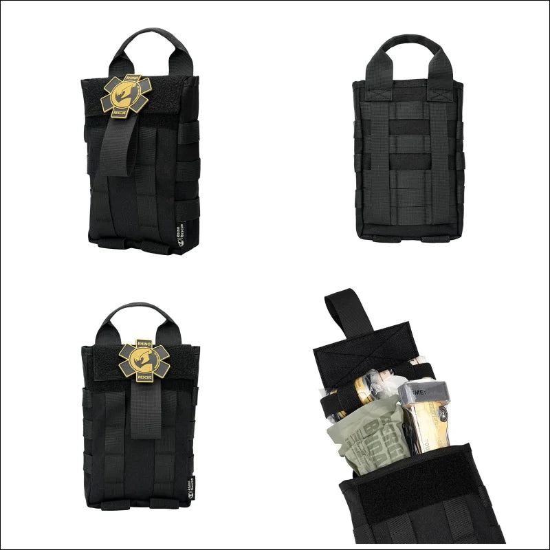 Nylon first aid bag with MOLLE system