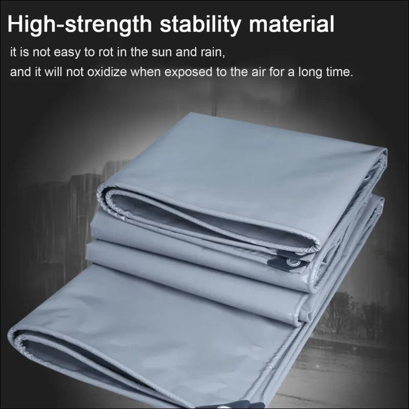 Durable PVC tarpaulin with double-sided coating