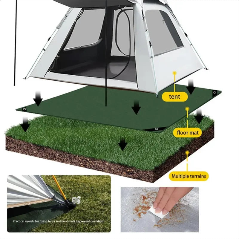 Waterproof Tent Floor Mat for Outdoor Camping