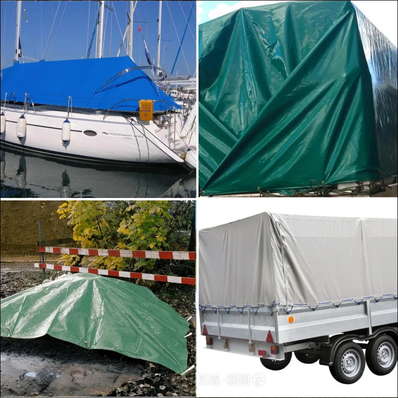 Durable PVC tarpaulin with double-sided coating