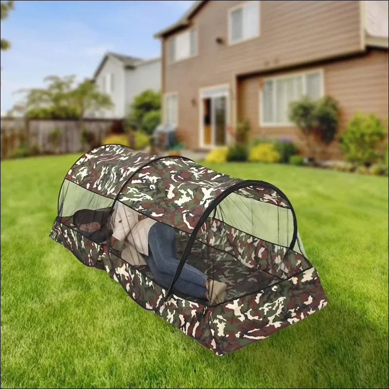 Foldable mosquito net for two people with floor