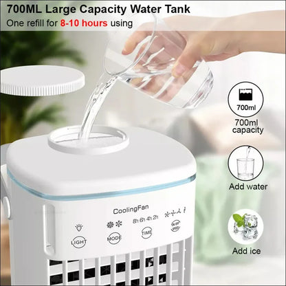 Klima mini luftkühler mit 700ml wassertank usb