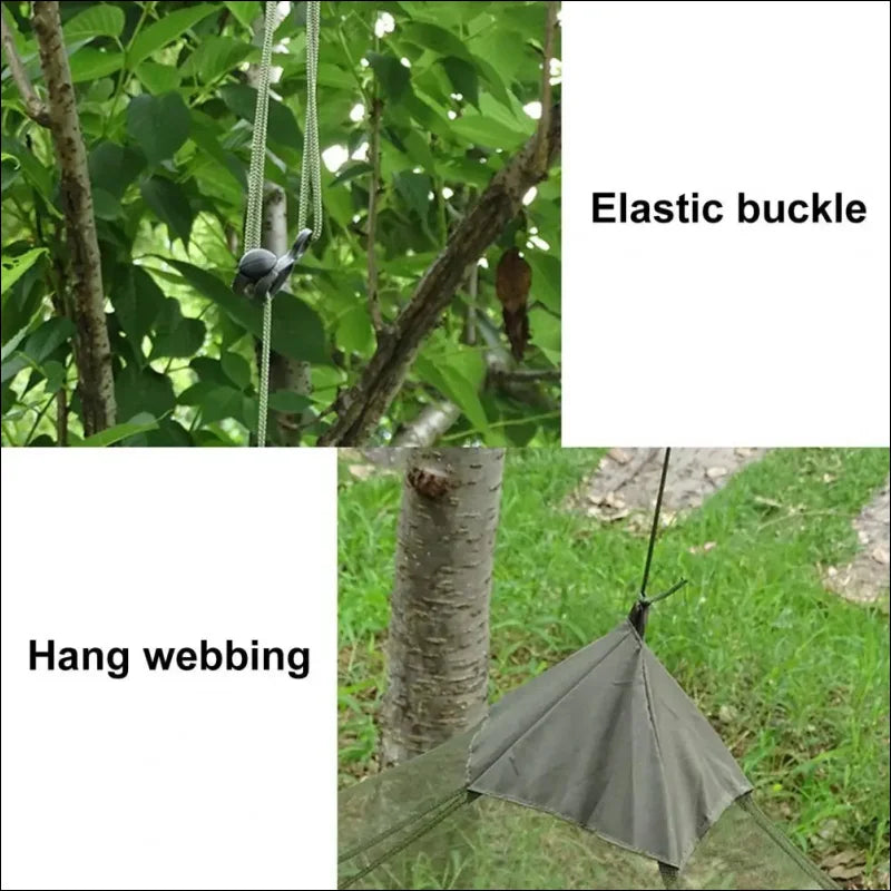 Waterproof tent base with insect protection and 3D picnic net