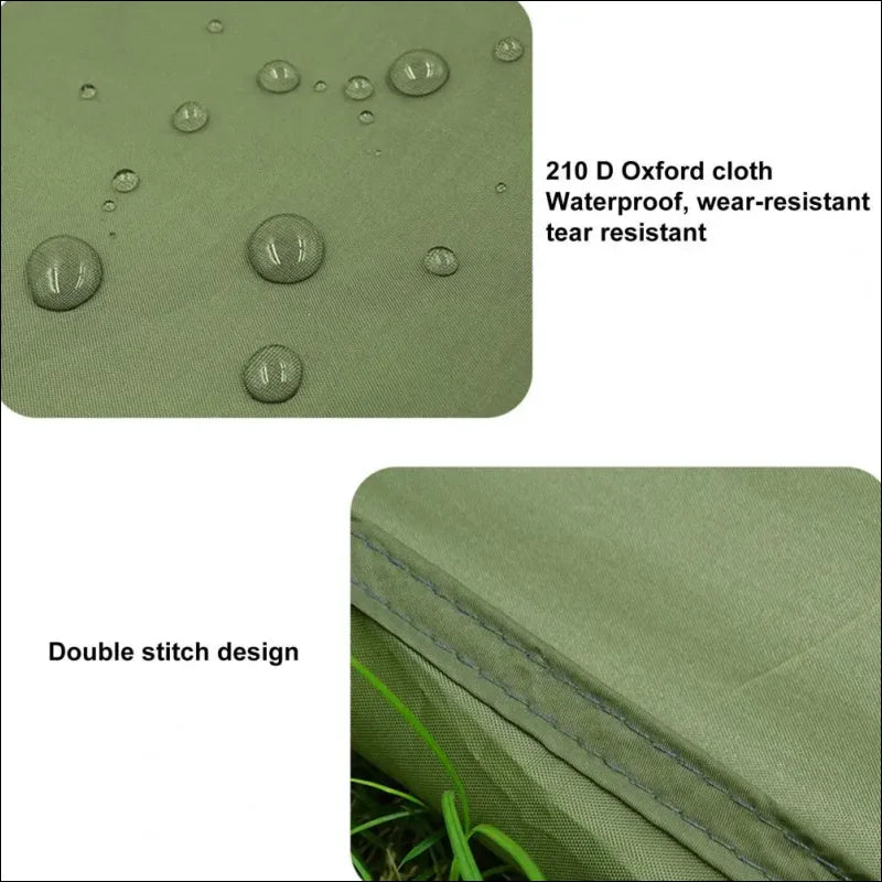 Waterproof tent base with insect protection and 3D picnic net