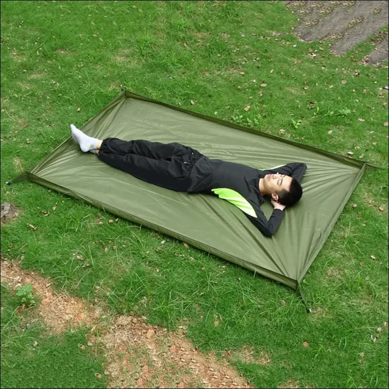 Waterproof tent base with insect protection and 3D picnic net