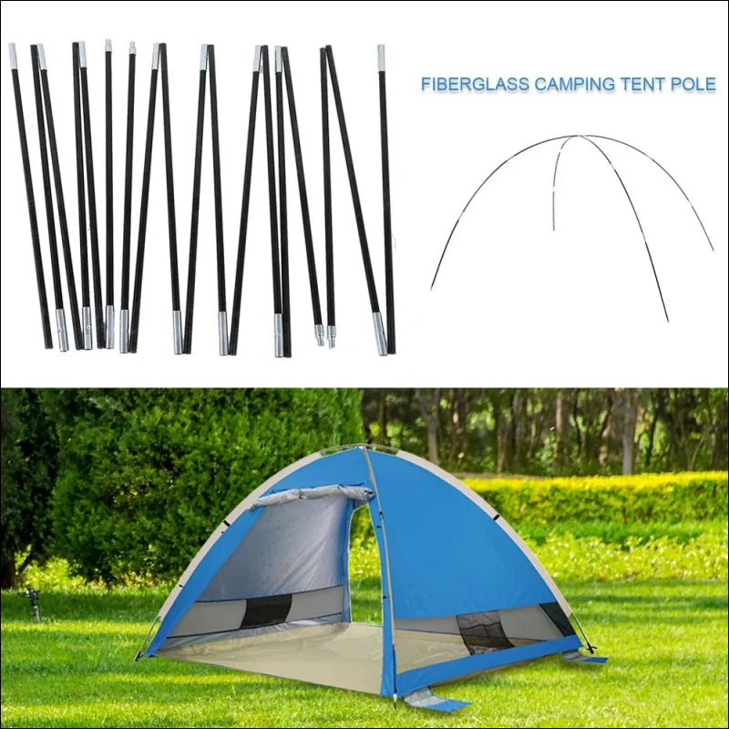 High-quality flexible tent poles made of fiberglass