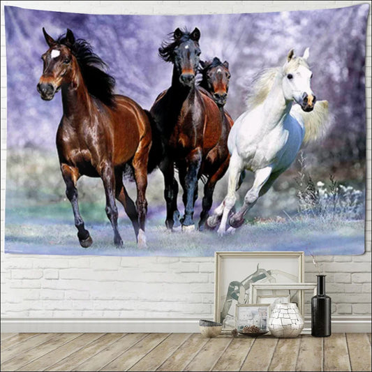 Aufregender Animal Running Horse Wandbehang Kunstvolles Dekor