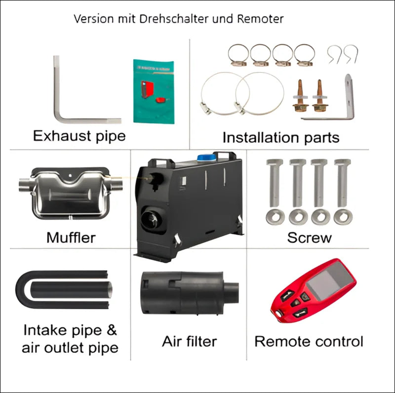 Kamera und teile für luft-heizung von fahrzeugen und räumen