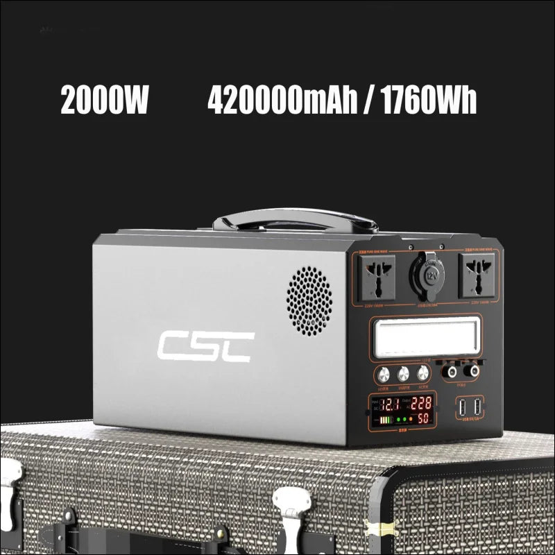 Zuverlässiger 220-V-Notstromgenerator – 200 W–2000 W vielseitige