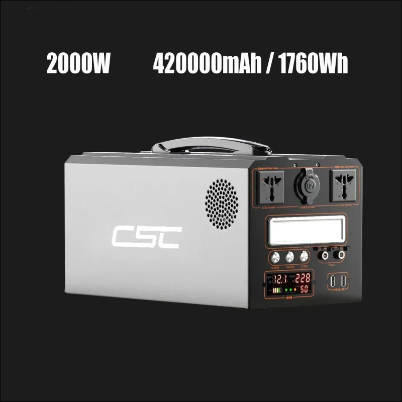 Zuverlässiger 220-V-Notstromgenerator – 200 W–2000 W vielseitige