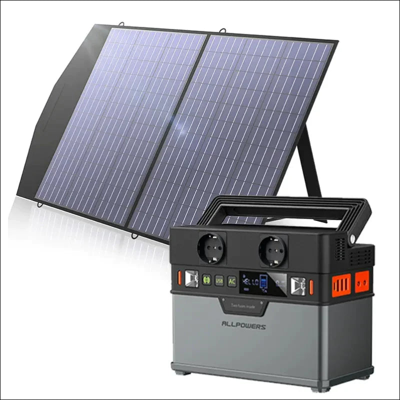 Tragbarer Solargenerator – 110 V/220 V-Kraftwerk mit faltbarem