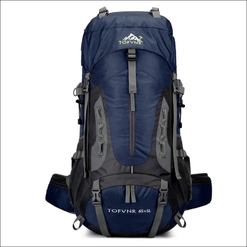 70L Campingrucksack | Großer Wanderrucksack mit Stauraum und Komfort