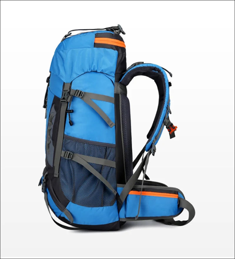 70L Campingrucksack | Großer Wanderrucksack mit Stauraum und Komfort