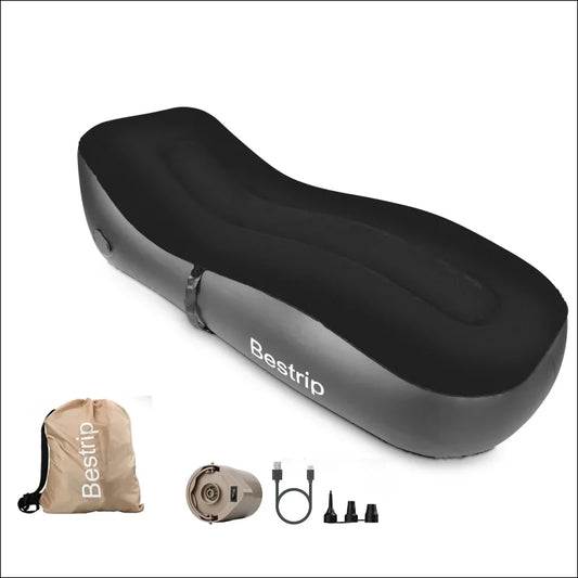 Tragbare aufblasbare couch – ergonomisches design automatisches aufblasen camping ausstattung 7