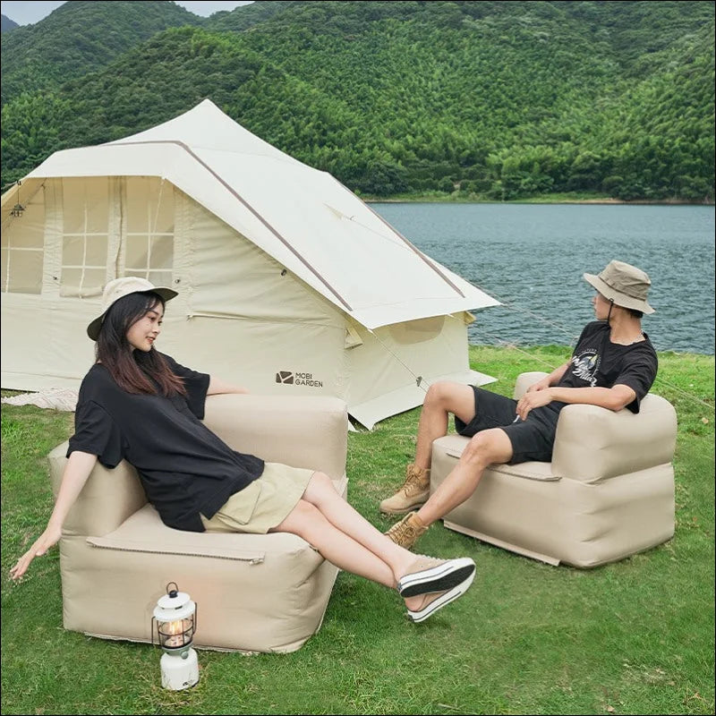 Camping Air Sofa – bequeme zweiteilige Sitzgelegenheit für