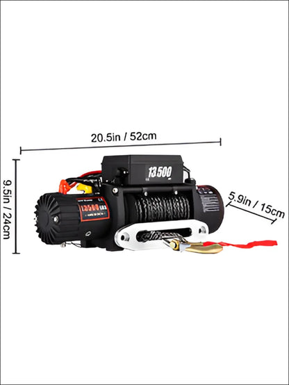 Elektrische seilwinde mit schaltplan für 13500 lbs 12v tow rope winch anf atv und offroad