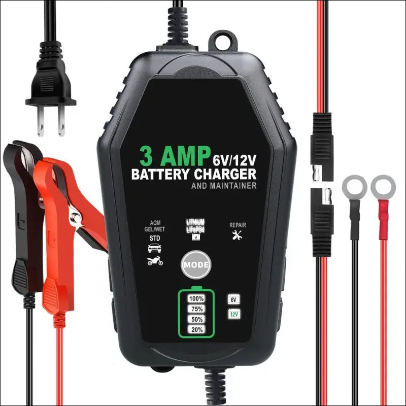 Intelligentes batterieladegerät für 6 v 12 lifepo4 - batterien camping ausstattung 1