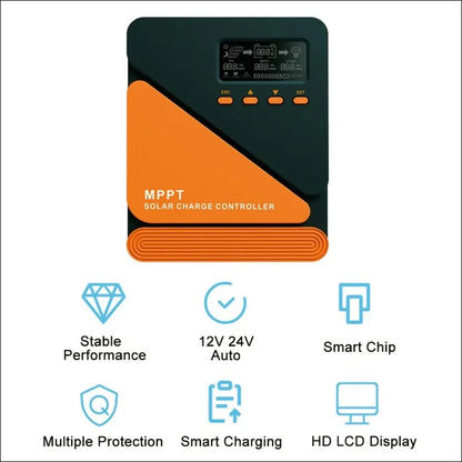 Mppt laderegler mit digitalem display und tasten für intelligentere aufladung verschiedener solarpanelen