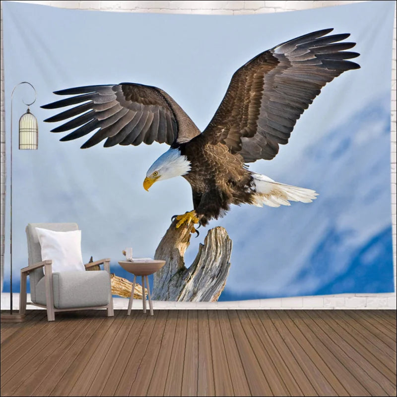 Bald eagle tapestry für Naturfans, ideal für dein Zuhause