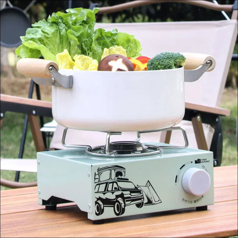 Compact Portable Camping Cassette Stove