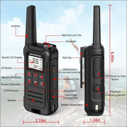 Diagramm des walkie xr-2 im produkt lizenzfreie 4pcs baofeng f22 pmr frs walkie talkie