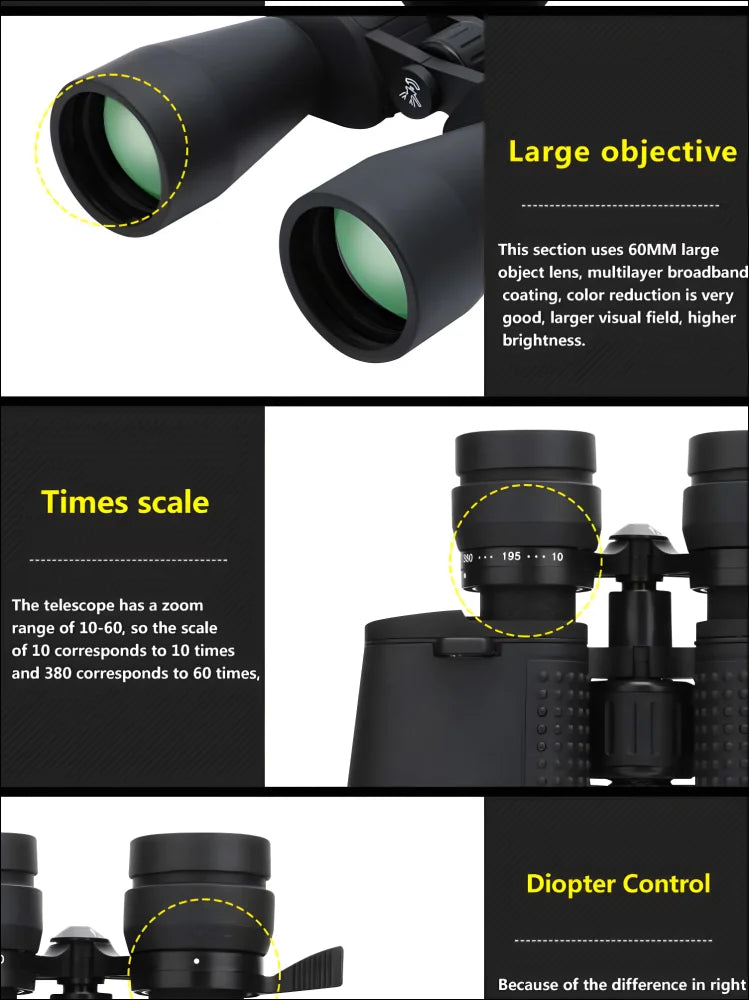 Fernglas von Borwolf 10-380x100 – Außergewöhnliche Schärfe und