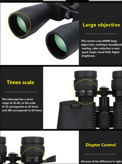 Fernglas von Borwolf 10-380x100 – Außergewöhnliche Schärfe und