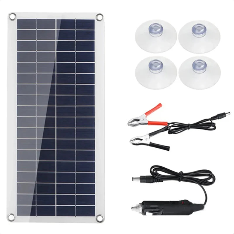 Solarmodul mit zugehörigem montage- und anschlusszubehör.