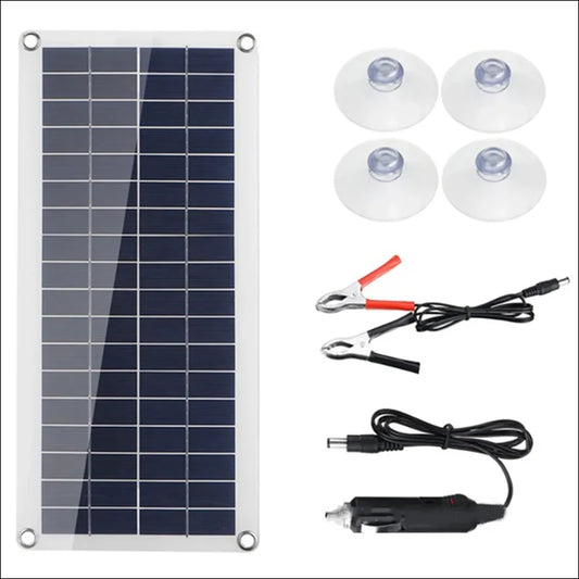 Solarmodul mit zugehörigem montage- und anschlusszubehör.