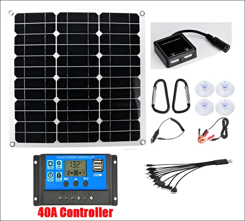 100w monokristallines solarmodul für fahrzeuge mit fernbedienung und hoher sonnenlichtabsorption