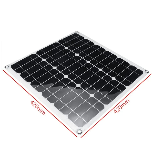 Foto des 100w monokristallinen solarmoduls für fahrzeuge, 420 x 420 mm quadrat