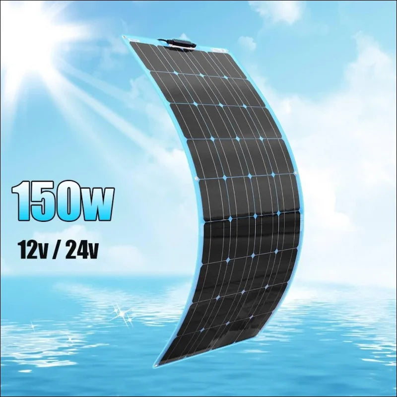 Biegsames 12v solarpanel 150w für flexible energiegewinnung - solar panel komplett flexibel