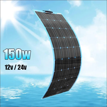 Biegsames 12v solarpanel 150w für flexible energiegewinnung - solar panel komplett flexibel