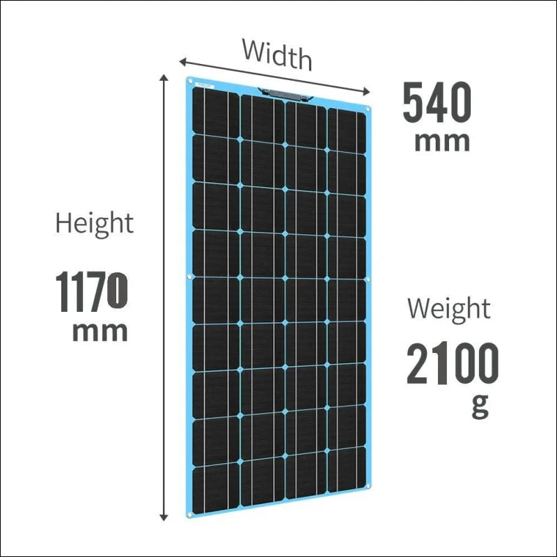 Diagramm des biegsames 12v solarpanels für flexible energiegewinnung - panel komplett flexibel