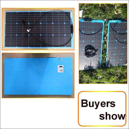 Solar panel mit kleinem panel: biegsames 12v solarpanel für flexible energiegewinnung